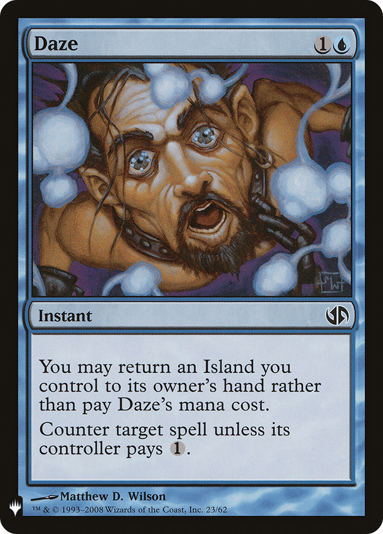 Daze (LIST-023) [Mystery Booster] The List MTG Single Wizards of the Coast