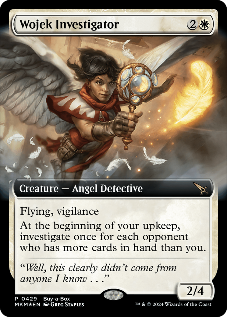Wojek Investigator (BABP-429) [Murders at Karlov Manor] (Extended Art) Foil MTG Single Wizards of the Coast