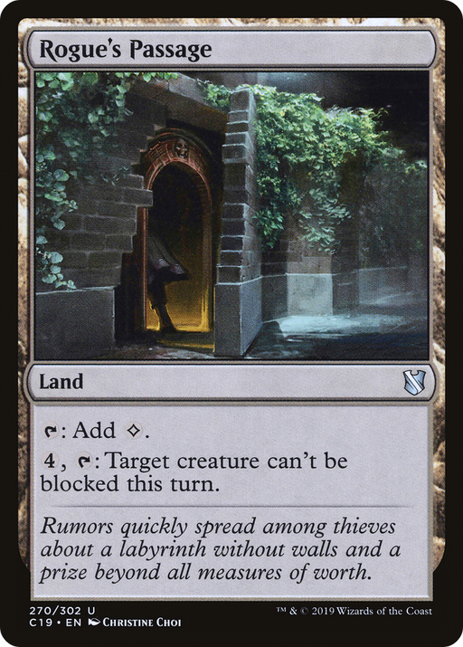 Rogue's Passage (C19-270) [Commander 2019] MTG Single Wizards of the Coast