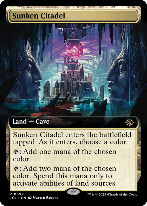 Sunken Citadel (LCI-392) [The Lost Caverns of Ixalan] (Extended Art) MTG Single Wizards of the Coast