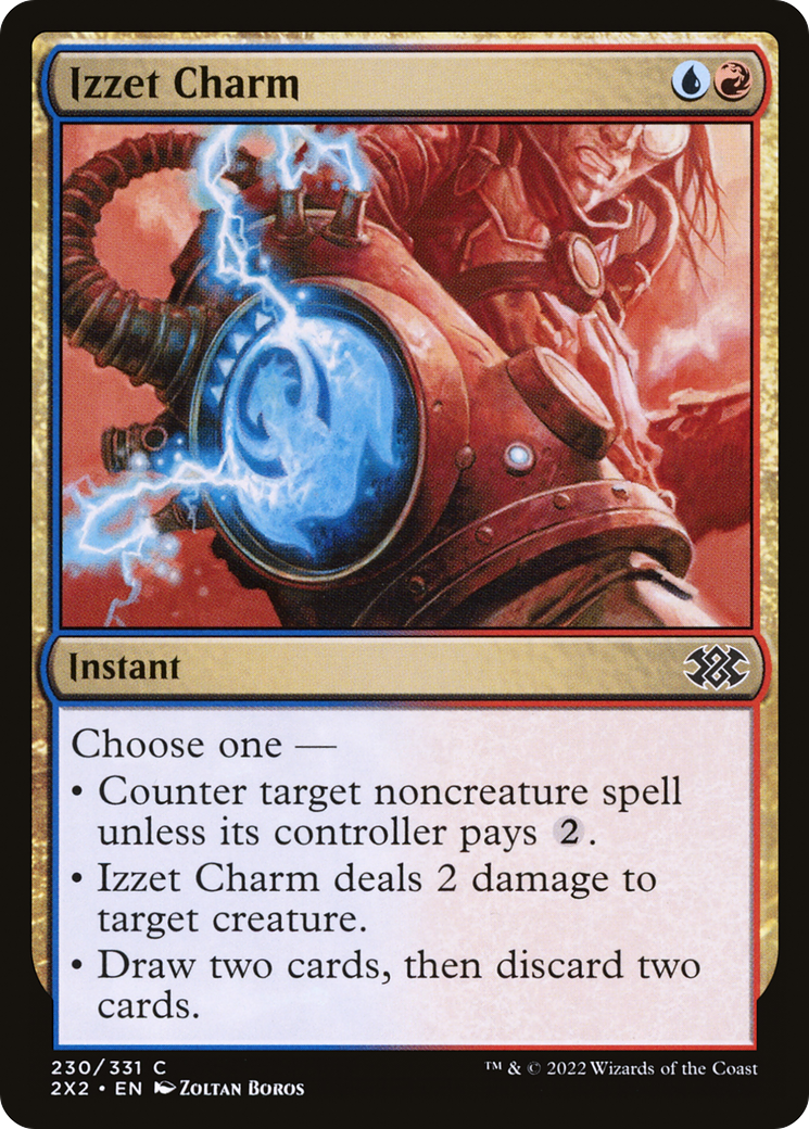 Izzet Charm (2X2-230) [Double Masters 2022] MTG Single Wizards of the Coast