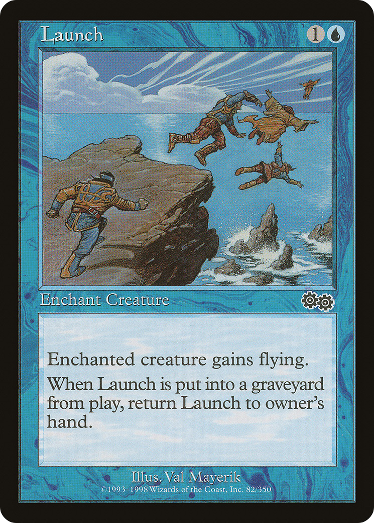 Launch (USG-082) [Urza's Saga] MTG Single Wizards of the Coast