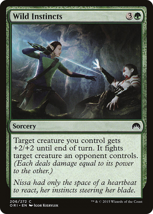 Wild Instincts (ORI-206) [Magic Origins] Foil MTG Single Wizards of the Coast