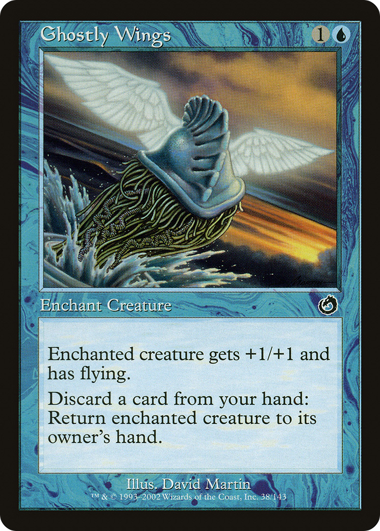 Ghostly Wings (TOR-038) [Torment] MTG Single Wizards of the Coast