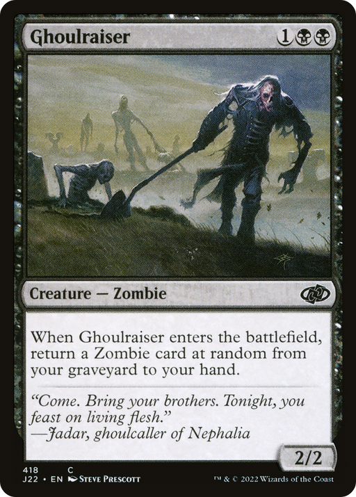 Ghoulraiser (J22-418) [Jumpstart 2022] MTG Single Wizards of the Coast