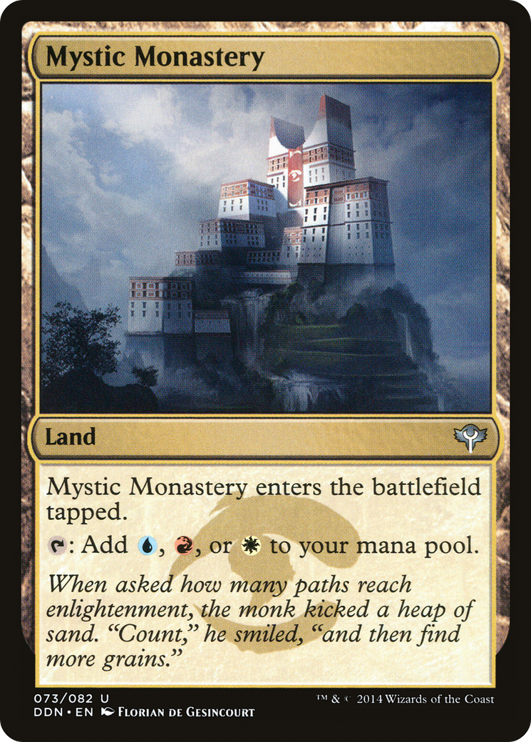 Mystic Monastery (DDN-073) [Misc] Duel Decks: Speed vs. Cunning MTG Single Wizards of the Coast