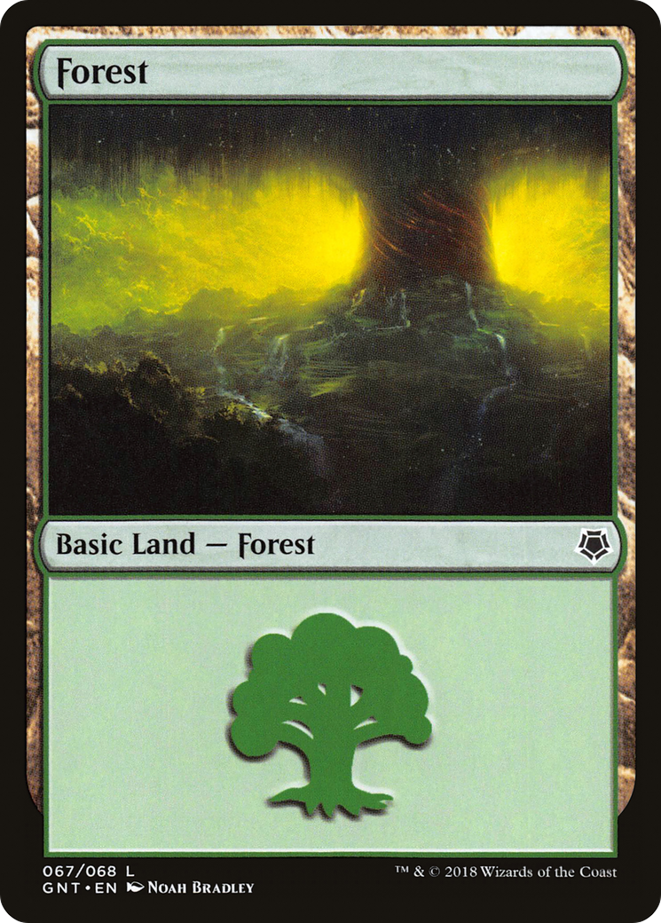 Forest (67) (GNT-067) [Misc] Game Night MTG Single Wizards of the Coast