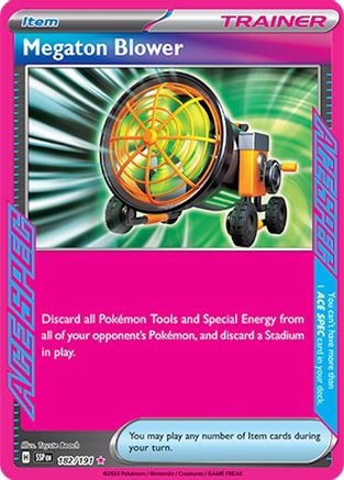 Megaton Blower (182) Holofoil [SV: Surging Sparks] Pokemon Single Pokémon
