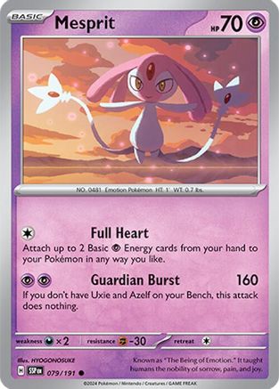 Mesprit - 079/191 [SV: Surging Sparks] Pokemon Single Pokémon