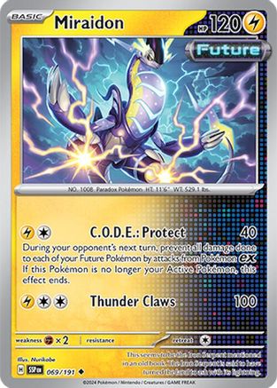 Miraidon (69) [SV: Surging Sparks] Pokemon Single Pokémon