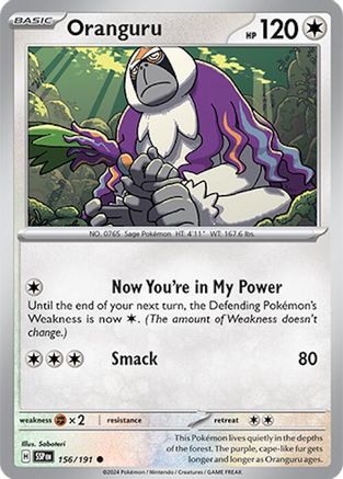 Oranguru (156) [SV: Surging Sparks] Pokemon Single Pokémon