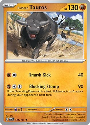 Paldean Tauros - 101/191 [SV: Surging Sparks] Pokemon Single Pokémon