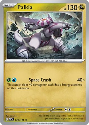 Palkia (136) Holofoil [SV: Surging Sparks] Pokemon Single Pokémon