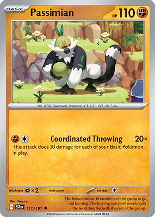 Passimian (111) Reverse Holofoil [SV: Surging Sparks] Pokemon Single Pokémon