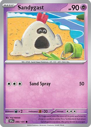 Sandygast (90) [SV: Surging Sparks] Pokemon Single Pokémon