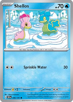Shellos (46) Reverse Holofoil [SV: Surging Sparks] Pokemon Single Pokémon