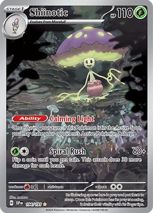 Shiinotic - 194/191 Holofoil [SV: Surging Sparks] Pokemon Single Pokémon