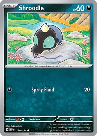 Shroodle (120) [SV: Surging Sparks] Pokemon Single Pokémon
