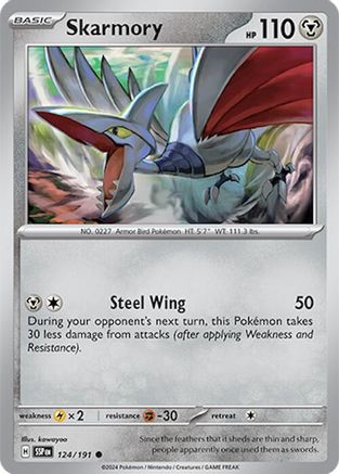 Skarmory - 124/191 [SV: Surging Sparks] Pokemon Single Pokémon