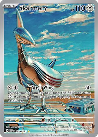 Skarmory - 209/191 Holofoil [SV: Surging Sparks] Pokemon Single Pokémon