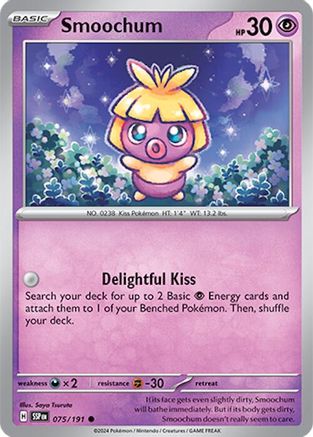 Smoochum (75) [SV: Surging Sparks] Pokemon Single Pokémon