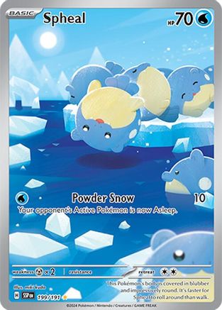 Spheal - 199/191 Holofoil [SV: Surging Sparks] Pokemon Single Pokémon