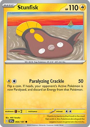 Stunfisk - 064/191 [SV: Surging Sparks] Pokemon Single Pokémon