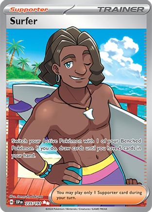 Surfer - 235/191 Holofoil [SV: Surging Sparks] Pokemon Single Pokémon