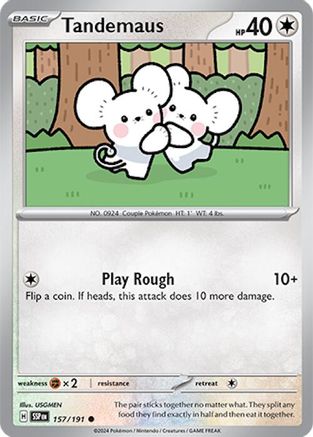 Tandemaus (157) [SV: Surging Sparks] Pokemon Single Pokémon