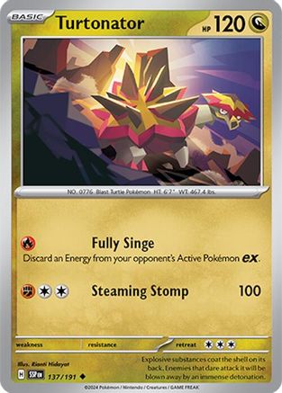 Turtonator (137) [SV: Surging Sparks] Pokemon Single Pokémon