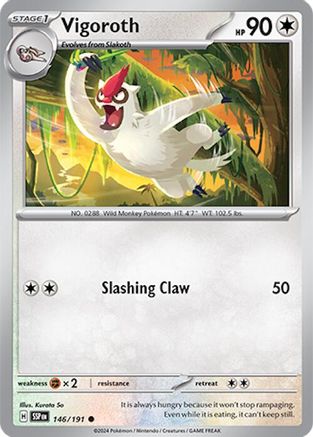 Vigoroth (146) [SV: Surging Sparks] Pokemon Single Pokémon