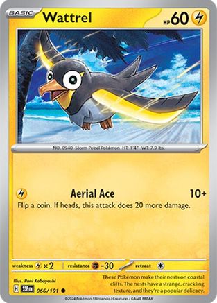 Wattrel (66) [SV: Surging Sparks] Pokemon Single Pokémon