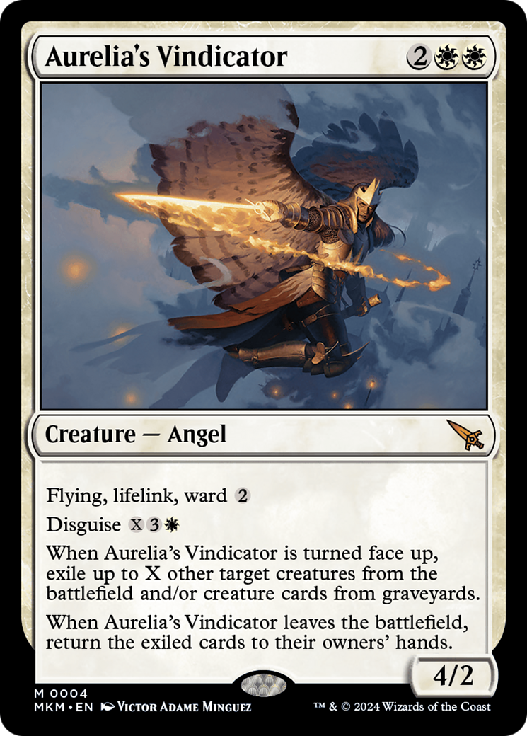 Aurelia's Vindicator (MKM-004) [Murders at Karlov Manor] MTG Single Wizards of the Coast