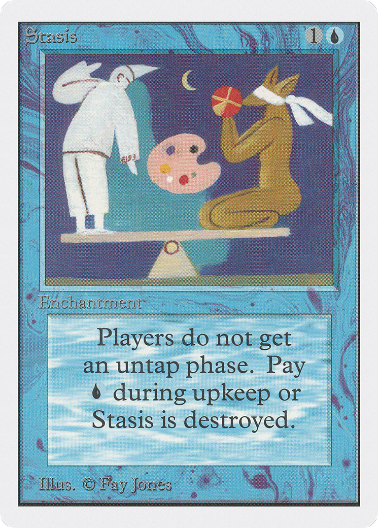 Stasis (2ED-081) [Oldschool] Unlimited Edition MTG Single Wizards of the Coast