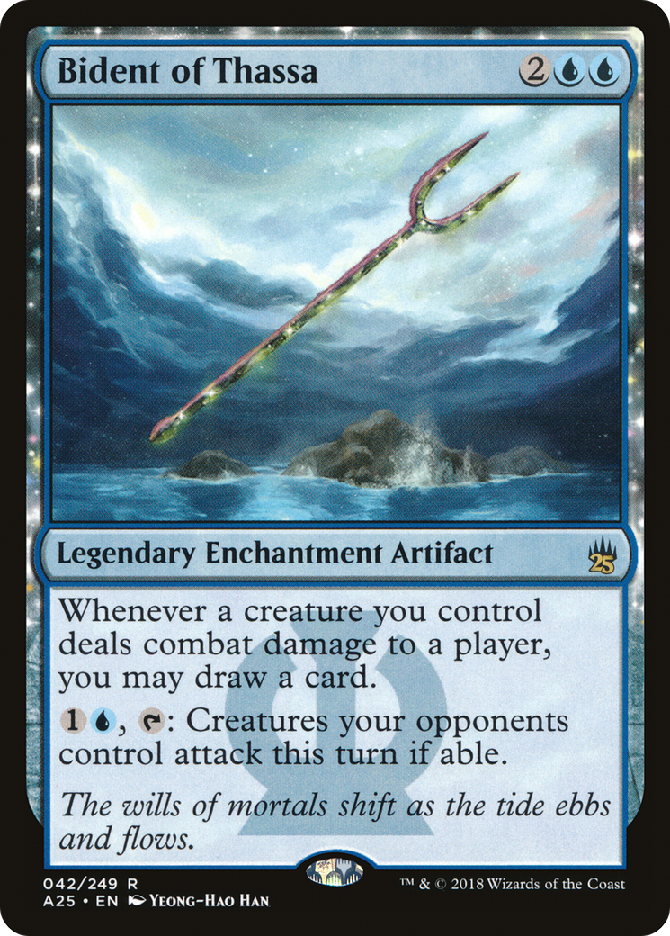 Bident of Thassa (A25-042) [Masters 25] Foil MTG Single Wizards of the Coast