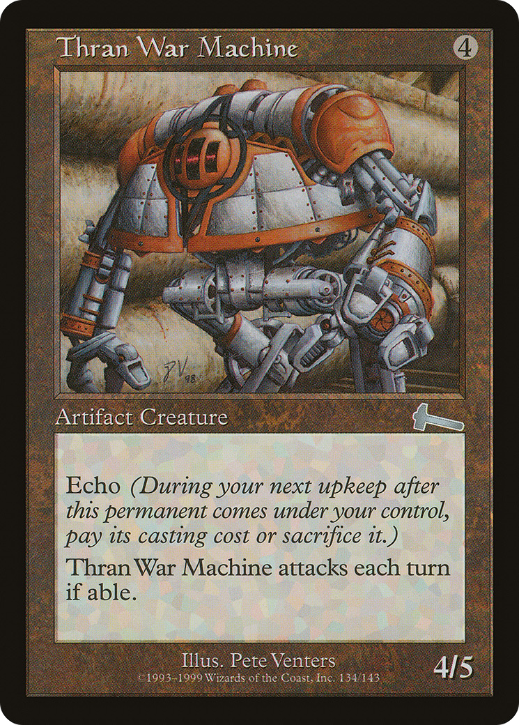 Thran War Machine (ULG-134) [Urza's Legacy] Foil MTG Single Wizards of the Coast