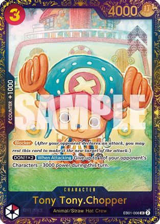 Tony Tony.Chopper (Treasure Cup 2024) (EB01-006) [One Piece Promotion Cards] Foil One Piece Single Bandai