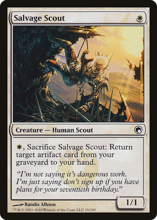 Salvage Scout (SOM-019) [Scars of Mirrodin] MTG Single Wizards of the Coast