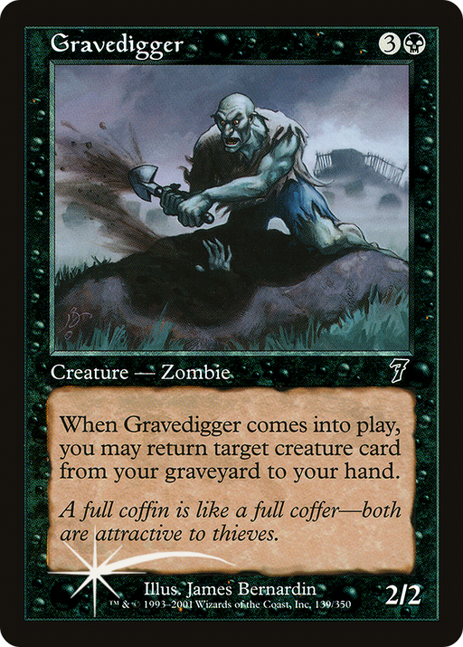 Gravedigger (7ED-139) [7th Edition] MTG Single Wizards of the Coast