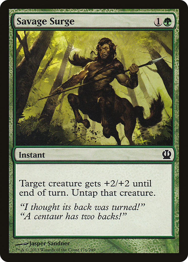Savage Surge (THS-176) [Theros] MTG Single Wizards of the Coast