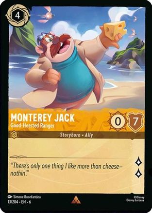 Monterey Jack - Good-Hearted Ranger (13/204) [Azurite Sea] Lorcana Single Disney