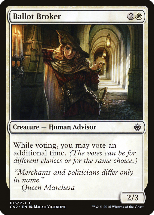 Ballot Broker (CN2-013) [Conspiracy: Take the Crown] MTG Single Wizards of the Coast