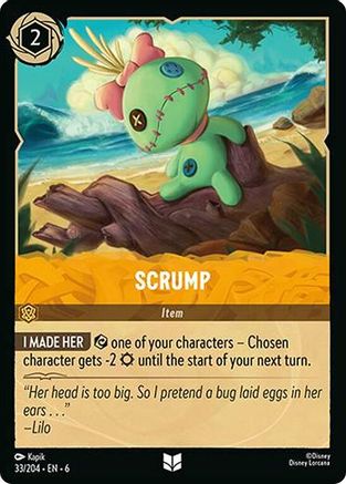 Scrump (33/204) [Azurite Sea] Lorcana Single Disney