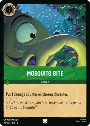 Mosquito Bite (96/204) [Azurite Sea] Cold Foil Lorcana Single Disney