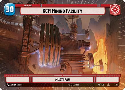 MCM Mining Facility // Battle Droid (Hyperspace) (301 // T03) [Twilight of the Republic] Star Wars: Unlimited Single Disney