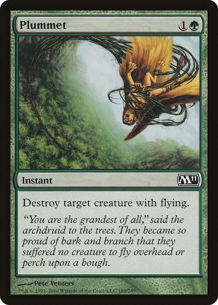 Plummet (M11-190) [Magic 2011] MTG Single Wizards of the Coast