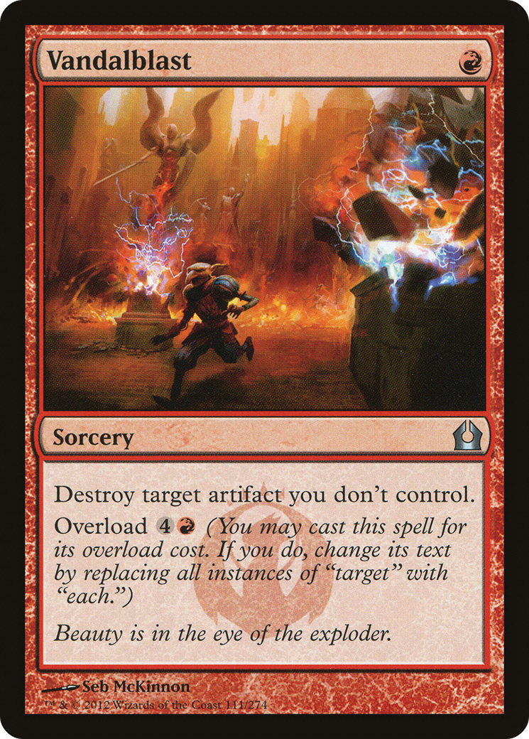 Vandalblast (RTR-111) [Return to Ravnica] MTG Single Wizards of the Coast