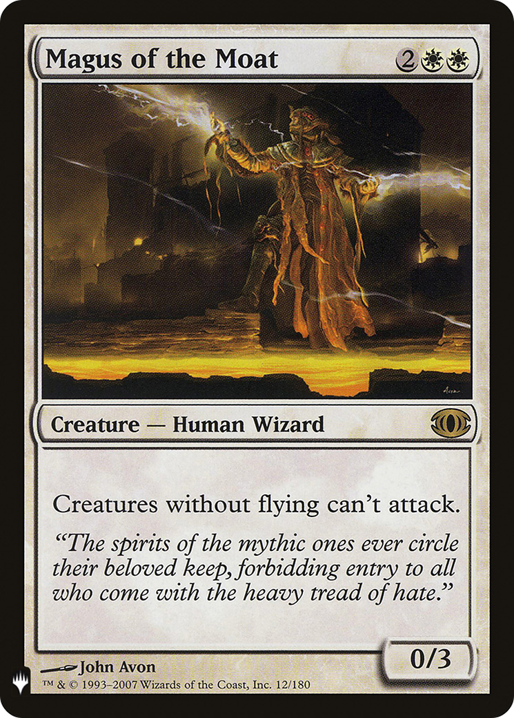 Magus of the Moat (LIST-FUT-12) [Mystery Booster] The List MTG Single Wizards of the Coast