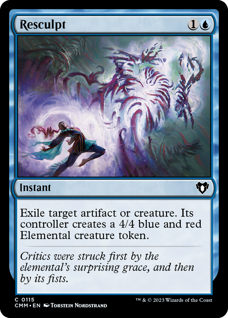 Resculpt (CMM-115) [Commander Masters] Foil MTG Single Wizards of the Coast