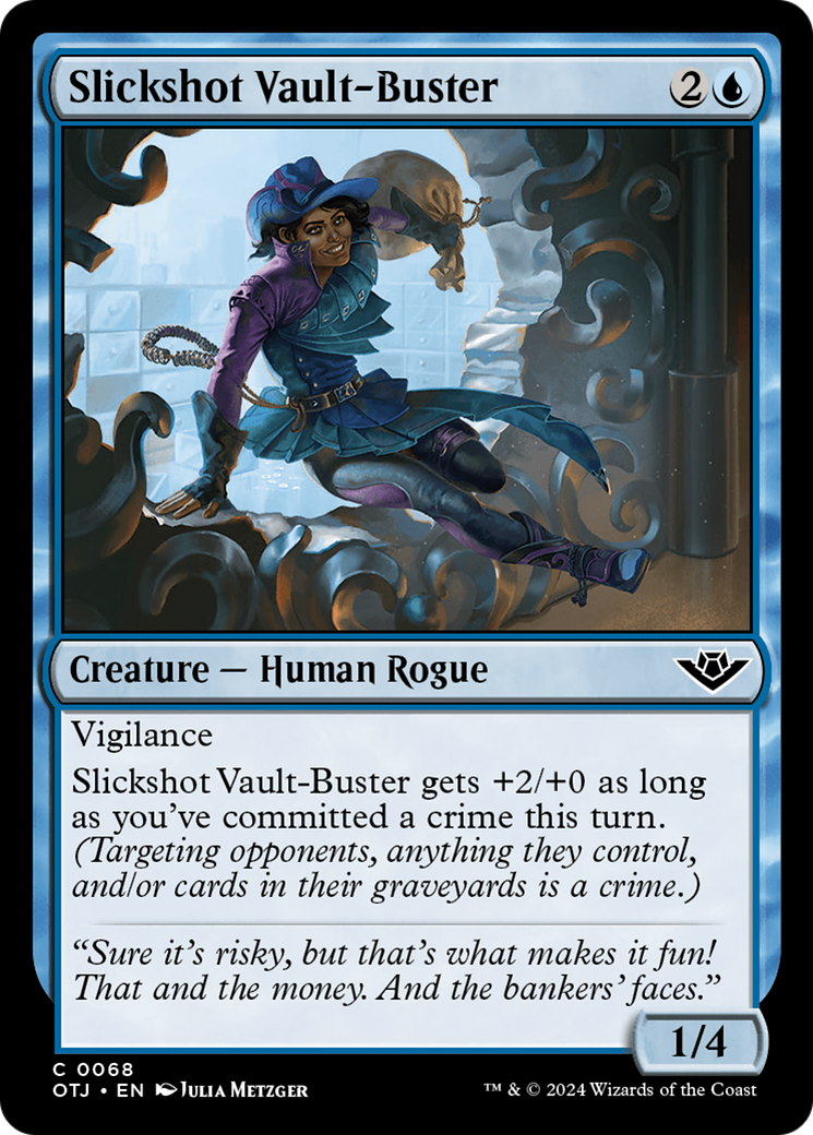 Slickshot Vault-Buster (OTJ-068) [Outlaws of Thunder Junction] Foil MTG Single Wizards of the Coast